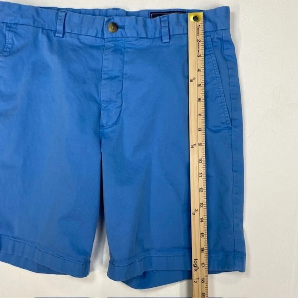 Vineyard Vines Mens 34 Breaker Shorts Blue‎ Stretch Cotton Chino 1H6027 SP20
